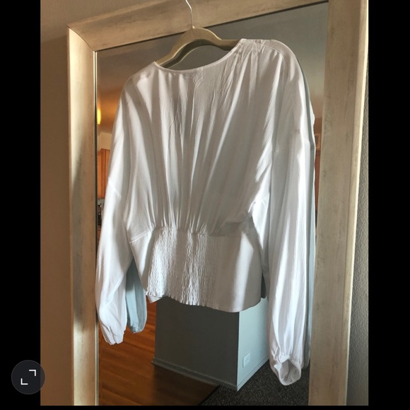 Abercrombie and Fitch button-up waisted blouse - Picture 2 of 2